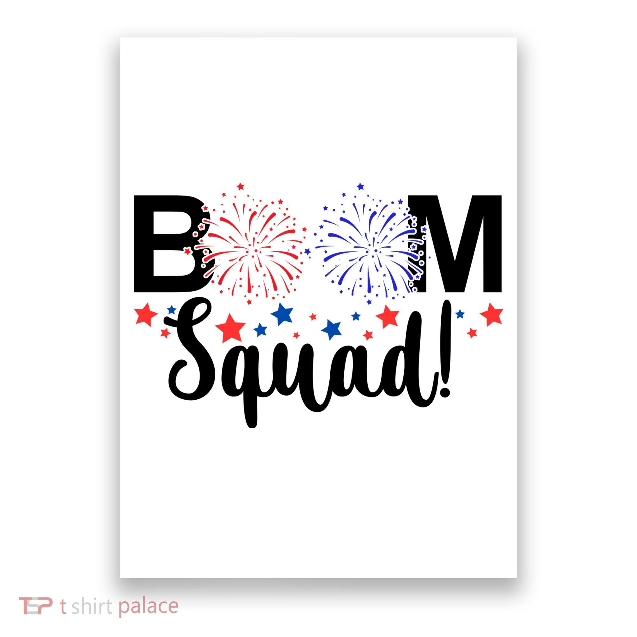Boom Squad 4th Of July Poster