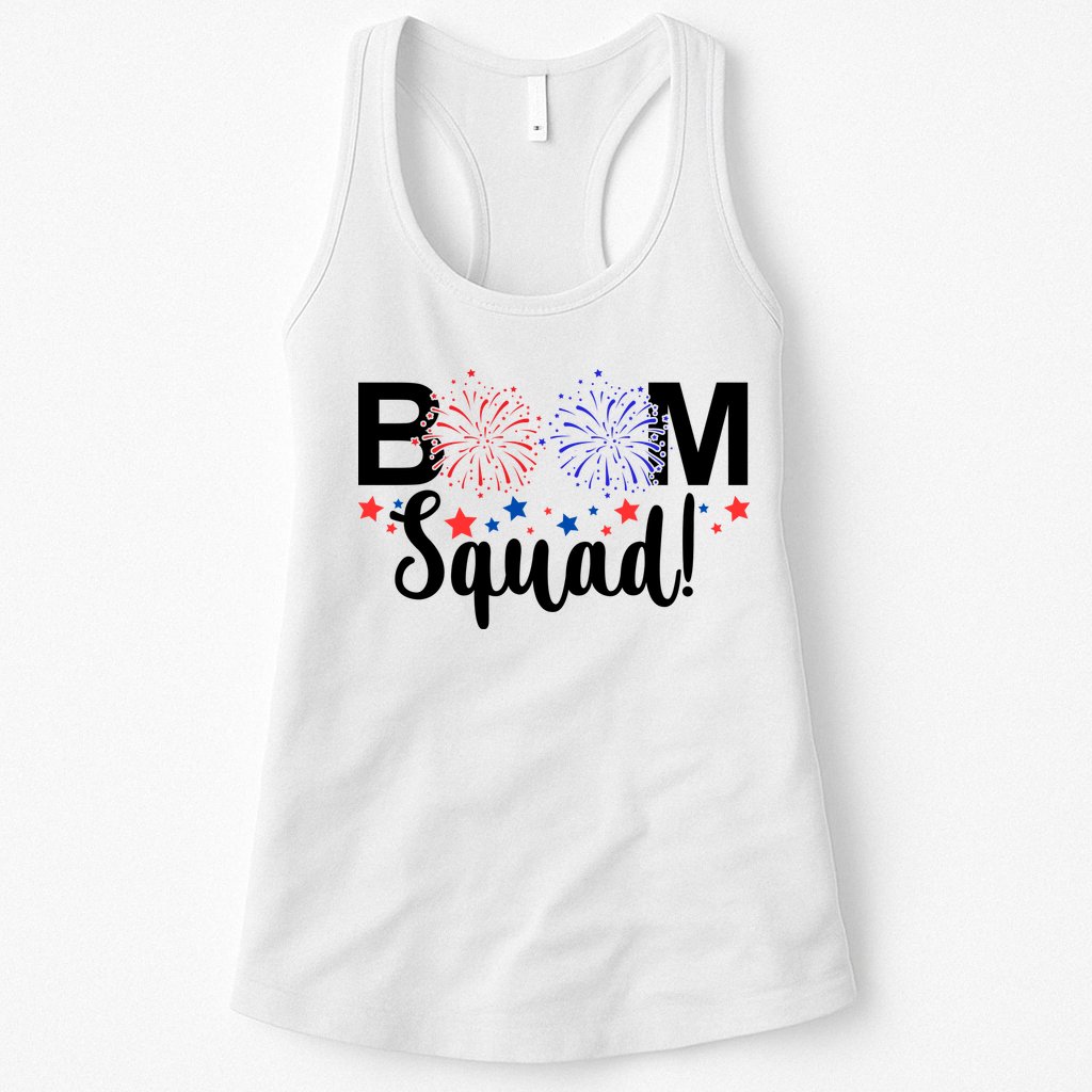 Boom Squad 4th Of July Womens Tank Top
