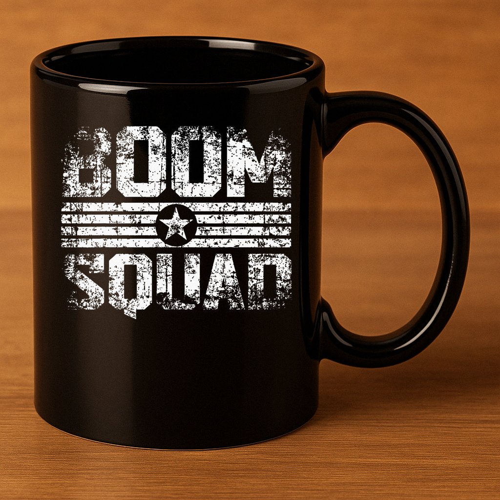 Boom Squad 4th Of July Firework 11oz C Handle Ceramic Mug