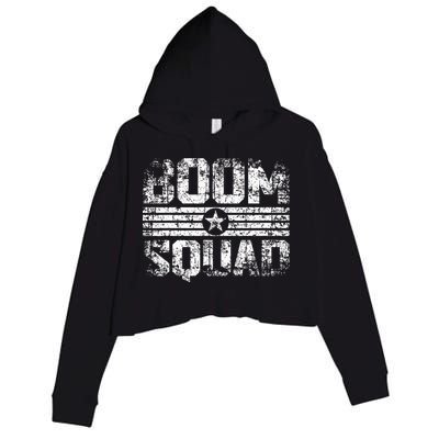 Boom Squad 4th Of July Firework Crop Fleece Hoodie