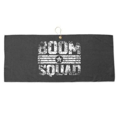 Boom Squad 4th Of July Firework Large Microfiber Waffle Golf Towel