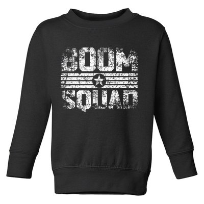 Boom Squad 4th Of July Firework Toddler Sweatshirt