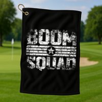 Boom Squad 4th Of July Firework Golf Towel