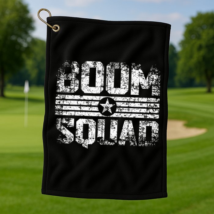 Boom Squad 4th Of July Firework Golf Towel