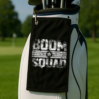 Boom Squad 4th Of July Firework Golf Towel