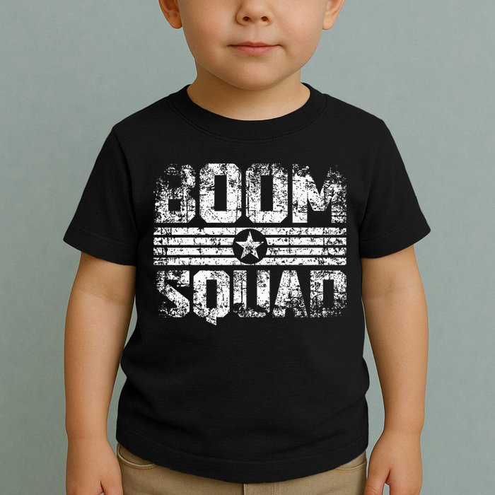 Boom Squad 4th Of July Firework Toddler T-Shirt