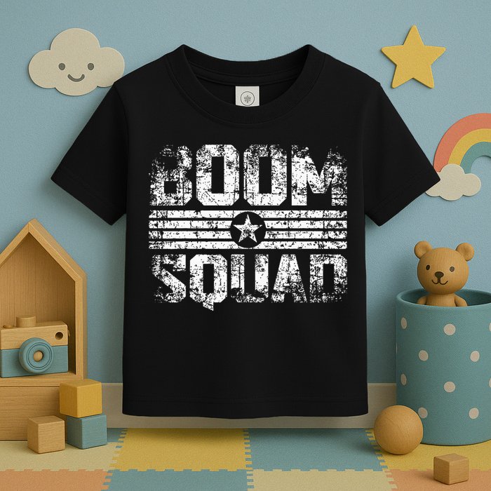 Boom Squad 4th Of July Firework Toddler T-Shirt
