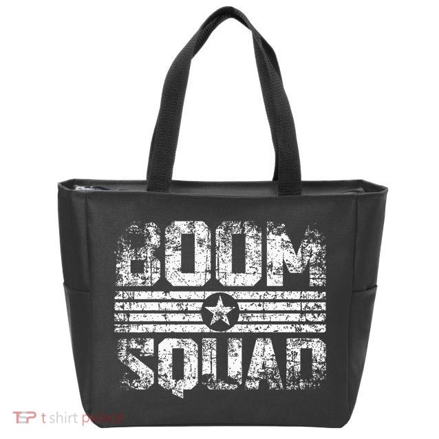 Boom Squad 4th Of July Firework Zip Tote Bag