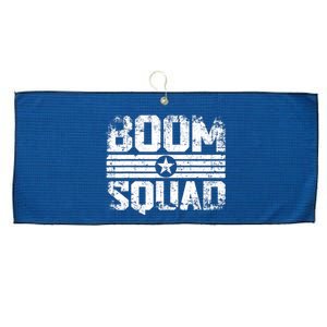 Boom Squad 4th of July Firework Large Microfiber Waffle Golf Towel