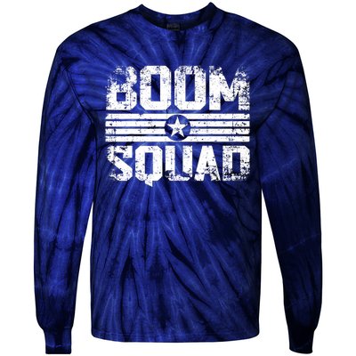 Boom Squad 4th of July Firework Tie-Dye Long Sleeve Shirt