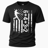 Baseball Saying 6+4+3=2 Double Play Baseball Player Cooling Performance Crew T-Shirt
