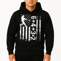 Baseball Saying 6+4+3=2 Double Play Baseball Player Hoodie