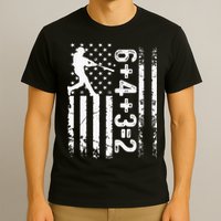 Baseball Saying 6+4+3=2 Double Play Baseball Player T-Shirt