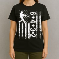 Baseball Saying 6+4+3=2 Double Play Baseball Player T-Shirt