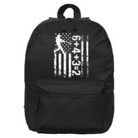 Baseball Saying 6+4+3=2 Double Play Baseball Player 16 in Basic Backpack