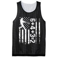 Baseball Saying 6+4+3=2 Double Play Baseball Player Mesh Reversible Basketball Jersey Tank