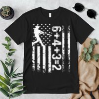 Baseball Saying 6+4+3=2 Double Play Baseball Player Premium T-Shirt