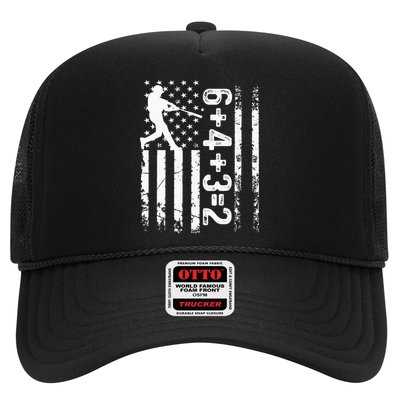 Baseball Saying 6+4+3=2 Double Play Baseball Player Hat