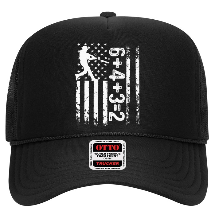 Baseball Saying 6+4+3=2 Double Play Baseball Player Hat