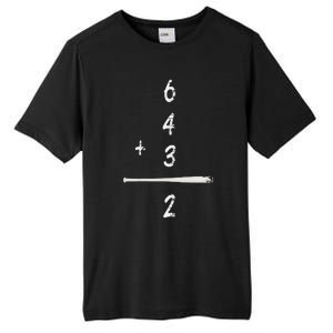 Baseball Saying 6+4+3=2 Double Play Baseball Tall Fusion ChromaSoft Performance T-Shirt