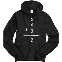 Baseball Saying 6+4+3=2 Double Play Baseball Tie Dye Hoodie