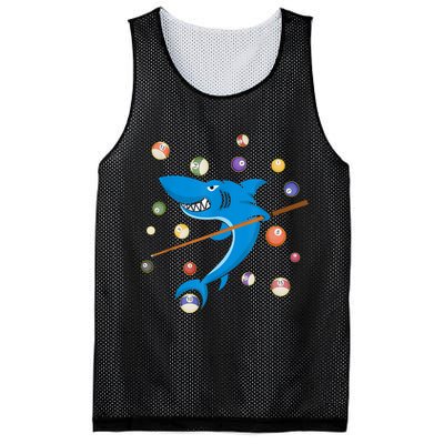 Billiard Shark 8 Ball Player Pool Table Cue Stick Snooker Mesh Reversible Basketball Jersey Tank