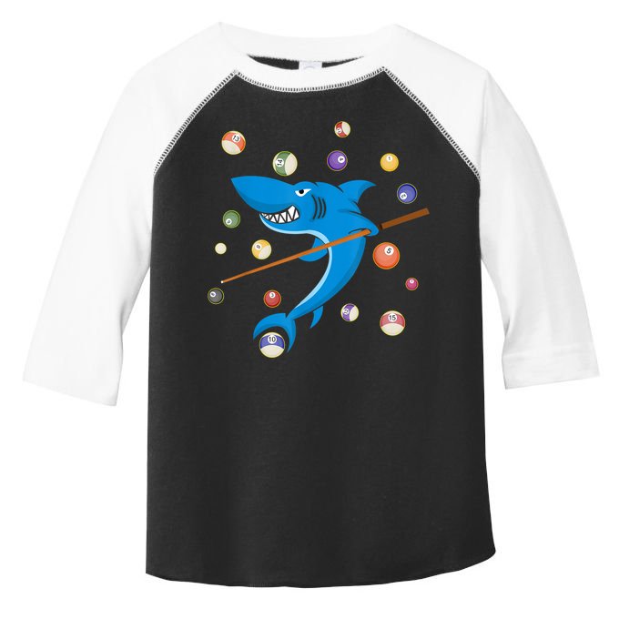 Billiard Shark 8 Ball Player Pool Table Cue Stick Snooker Toddler Fine Jersey T-Shirt