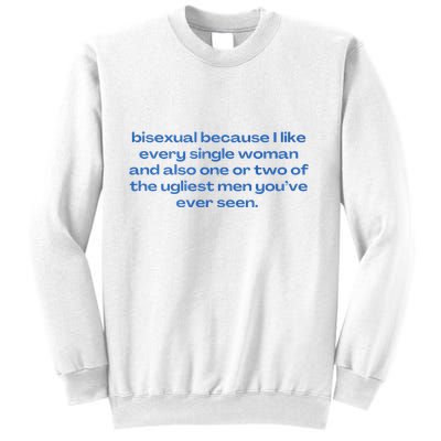 Bisexual Slogan 90s Style Lgbt Sweatshirt