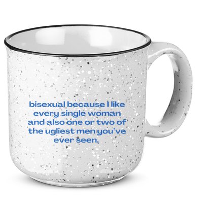 Bisexual Slogan 90s Style Lgbt 15oz Campfire Ceramic Mug