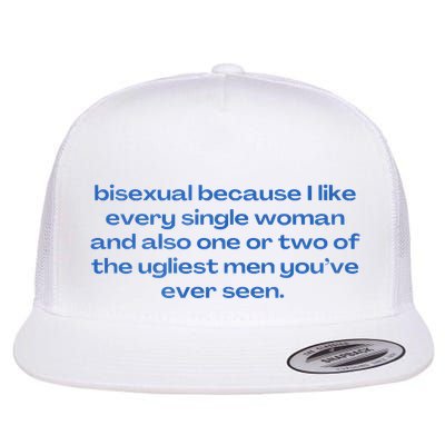 Bisexual Slogan 90s Style Lgbt Flatbill Hat