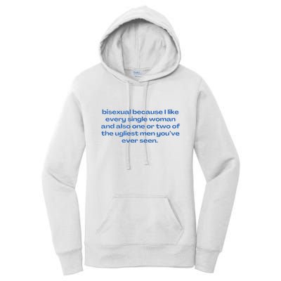 Bisexual Slogan 90s Style Lgbt Women's Pullover Hoodie