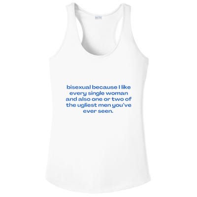 Bisexual Slogan 90s Style Lgbt Ladies PosiCharge Competitor Racerback Tank