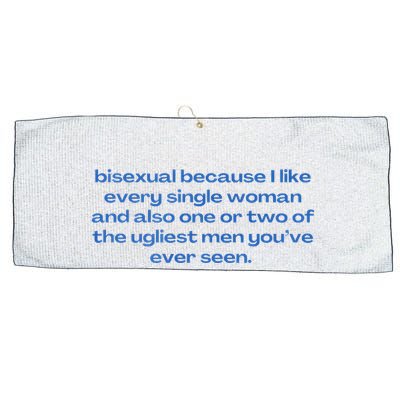 Bisexual Slogan 90s Style Lgbt Large Microfiber Waffle Golf Towel