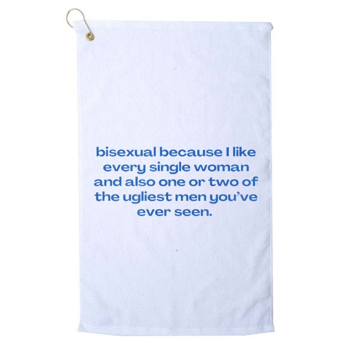 Bisexual Slogan 90s Style Lgbt Golf Towel