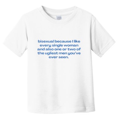 Bisexual Slogan 90s Style Lgbt Toddler T-Shirt