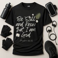 Be Still and Know That I Am God Psalm 46 10 Performance Shirt