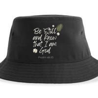 Be Still and Know That I Am God Psalm 46 10 Sustainable Bucket Hat