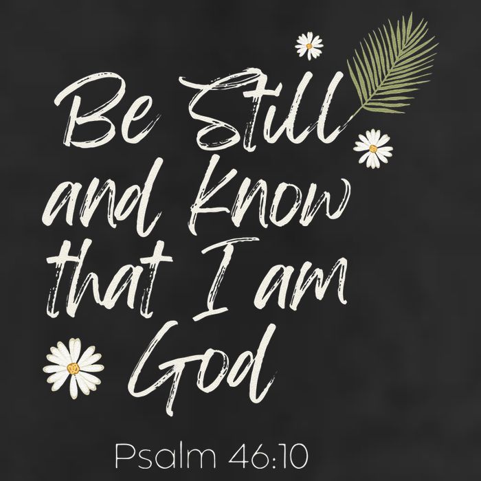 Be Still and Know That I Am God Psalm 46 10 Golf Towel