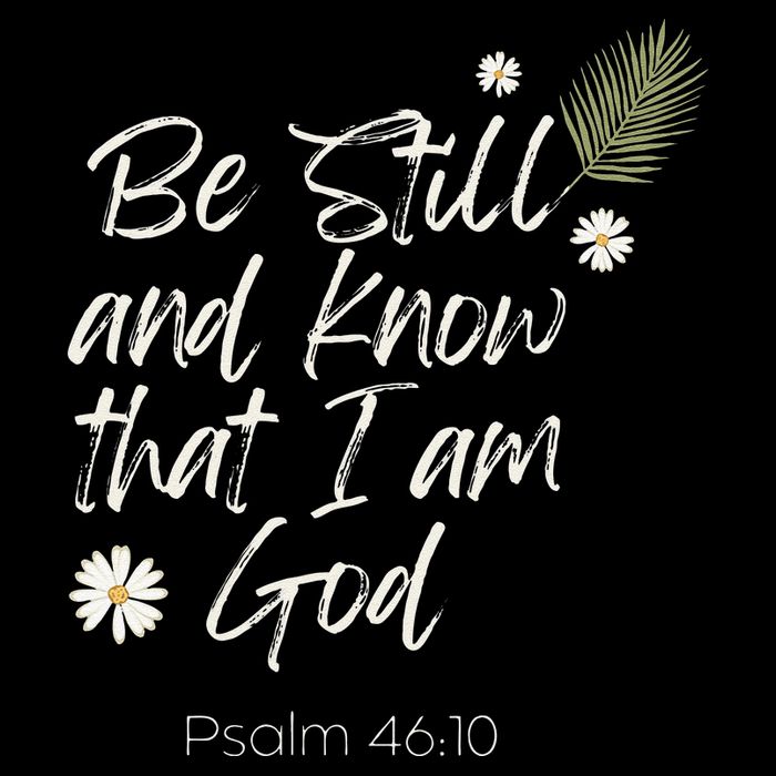 Be Still and Know That I Am God Psalm 46 10 Wool Snapback Cap