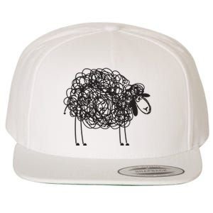 Black Sheepp Apparel Doodled With Texta Wool Snapback Cap