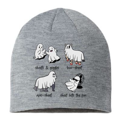 Boo Sheet Ape Sheet Sheets & Giggles Hits The Fan Ghost Meme Sustainable Beanie