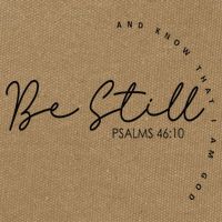 Be Still And Know That I Am God Christian Believers God Cotton Canvas Backpack