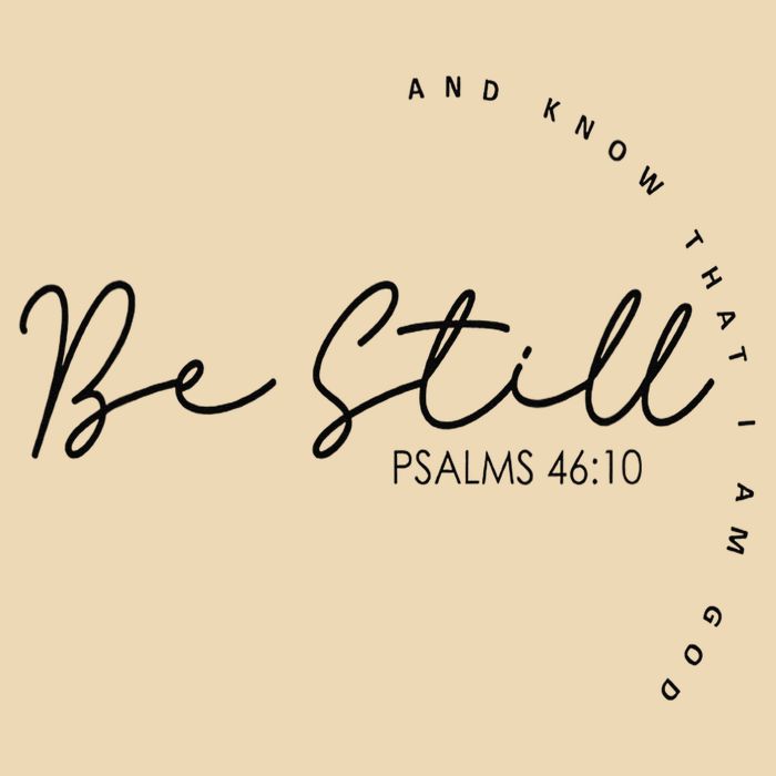 Be Still And Know That I Am God Christian Believers God Drawstring Bag