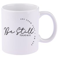 Be Still And Know That I Am God Christian Believers God 11oz C Handle Ceramic Mug