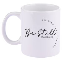 Be Still And Know That I Am God Christian Believers God 11oz C Handle Ceramic Mug