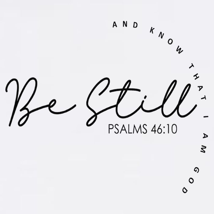 Be Still And Know That I Am God Christian Believers God Poster