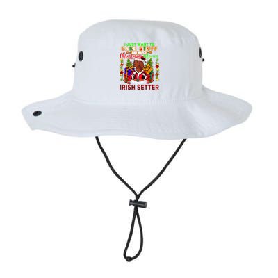 Bake Stuff And Watch Xmas Movies With My Irish Setter Santa Gift Legacy Cool Fit Booney Bucket Hat