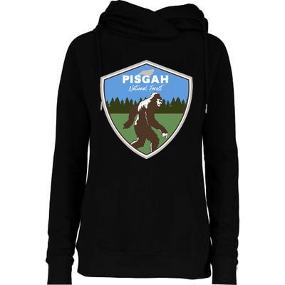 Bigfoot Sighting At Pisgah National Forest North Carolina Womens Funnel Neck Pullover Hood