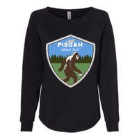 Bigfoot Sighting At Pisgah National Forest North Carolina Womens California Wash Sweatshirt