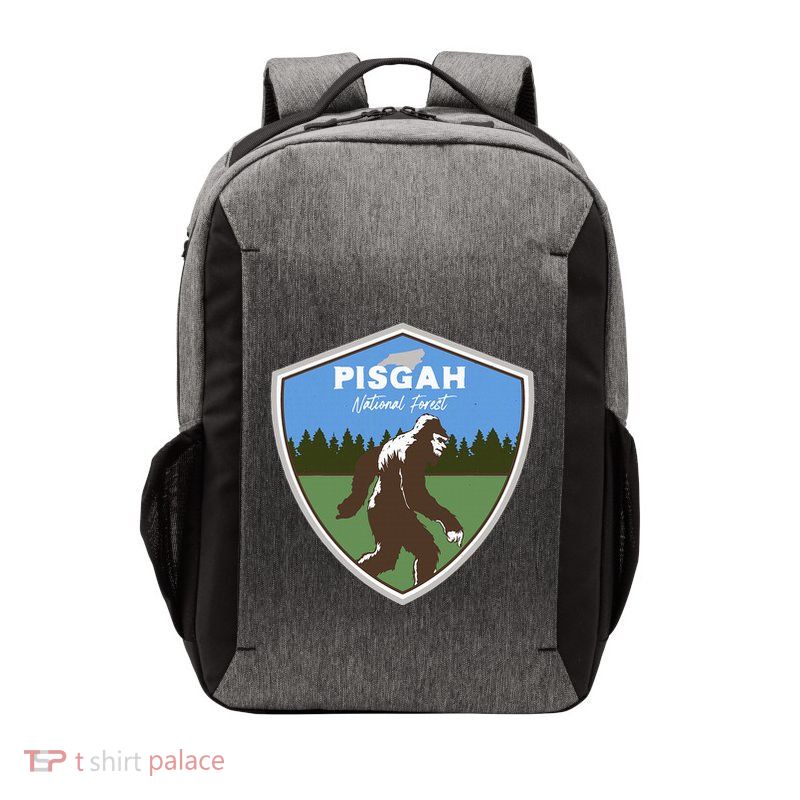 Bigfoot Sighting At Pisgah National Forest North Carolina Vector Backpack